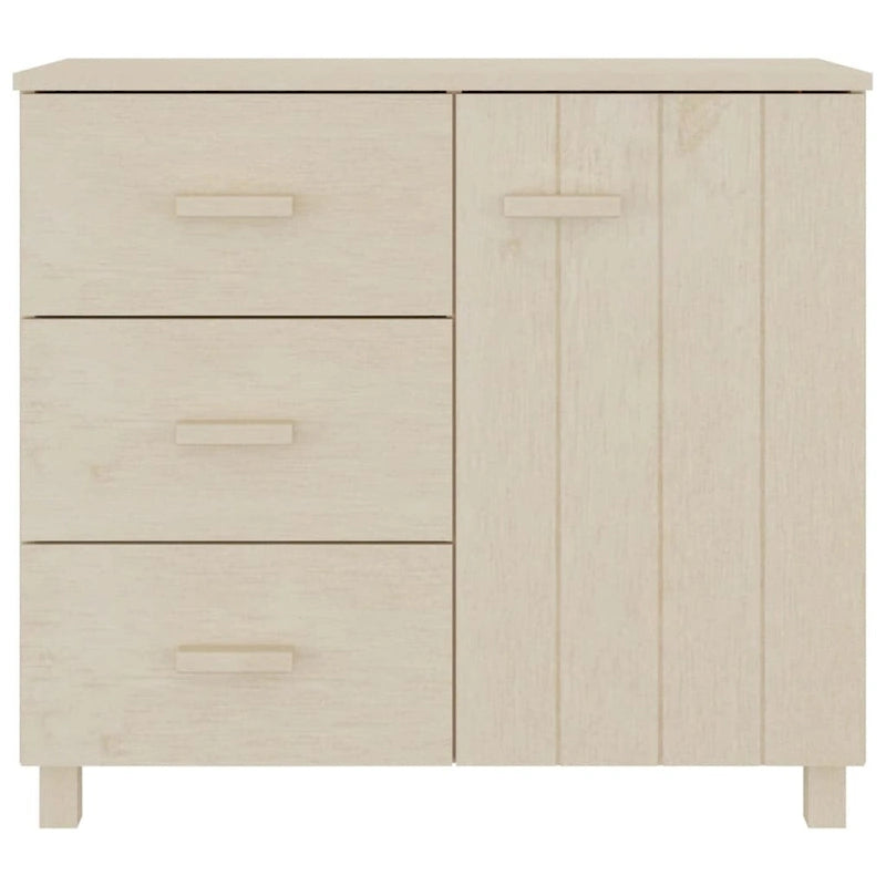 Meuble buffet/bahut avec rangement pour cuisine - En pin massif 90x40x80 cm
