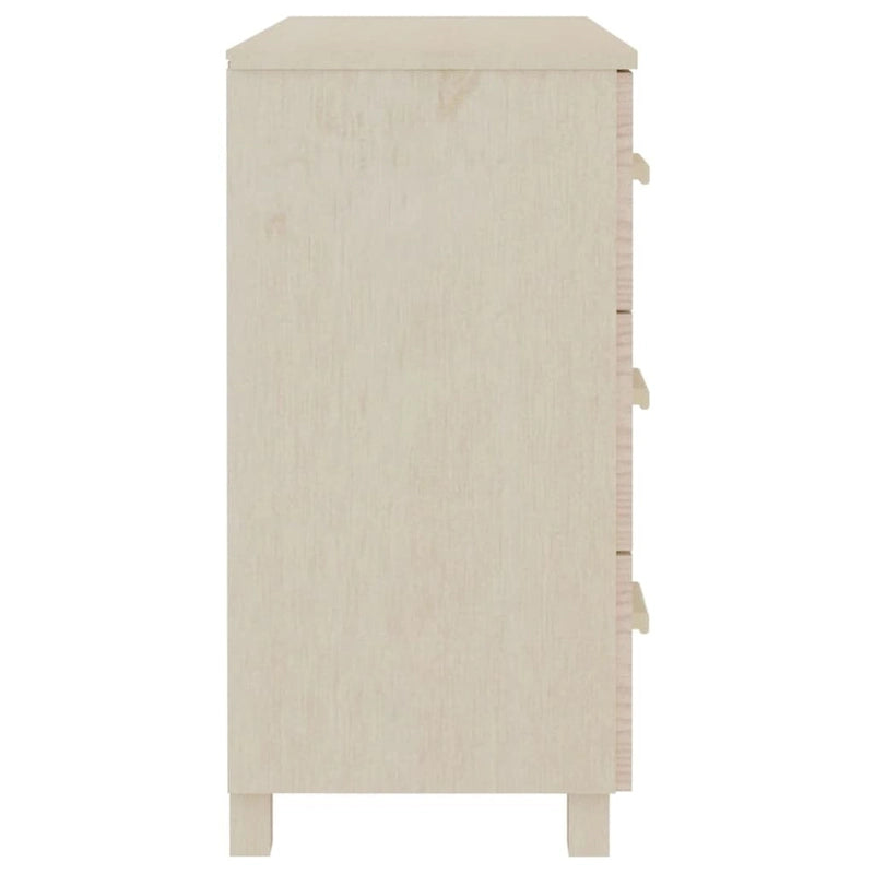 Meuble buffet/bahut avec rangement pour cuisine - En pin massif 90x40x80 cm