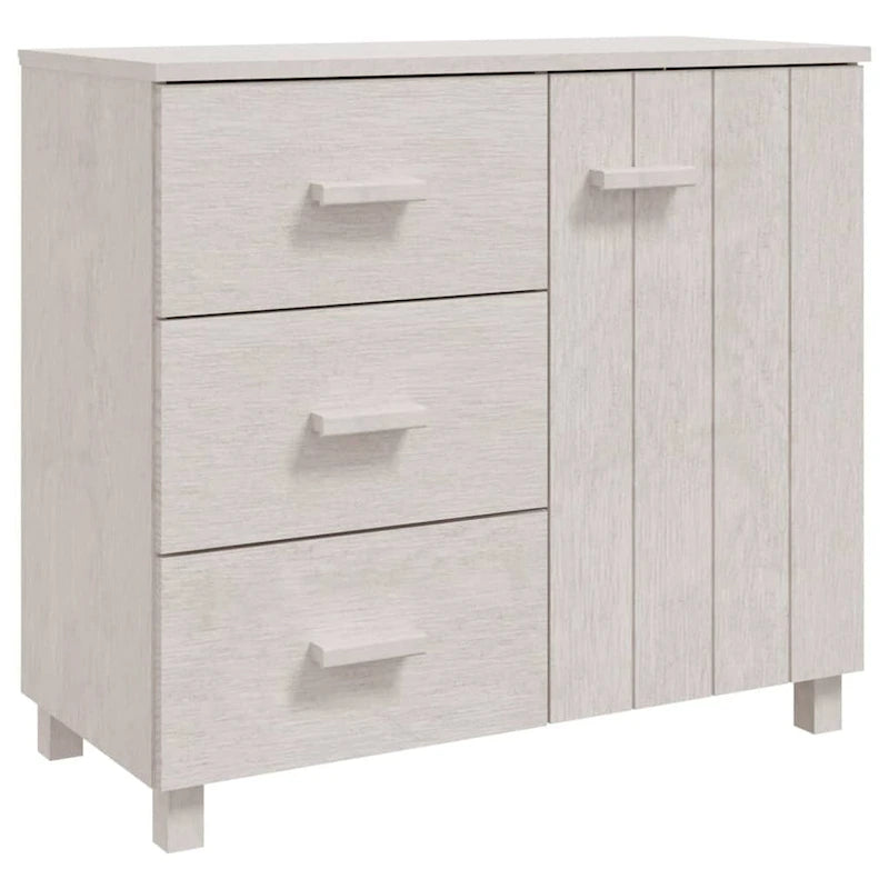 Meuble buffet/bahut avec rangement pour cuisine - En pin massif 90x40x80 cm