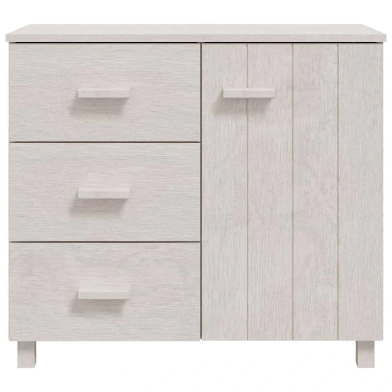 Meuble buffet/bahut avec rangement pour cuisine - En pin massif 90x40x80 cm