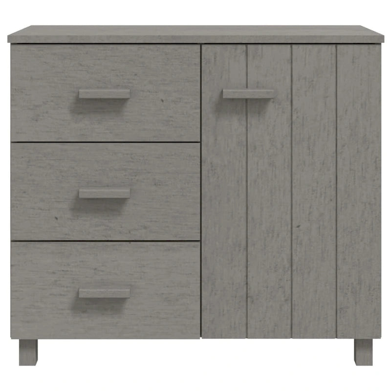 Meuble buffet/bahut avec rangement pour cuisine - En pin massif 90x40x80 cm