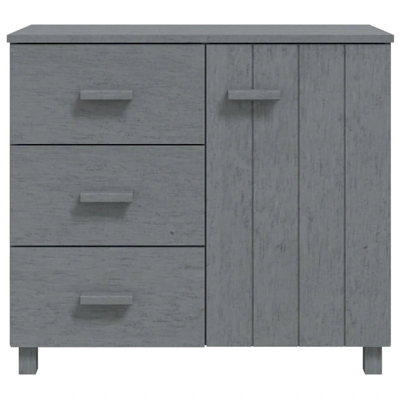 Meuble buffet/bahut avec rangement pour cuisine - En pin massif 90x40x80 cm