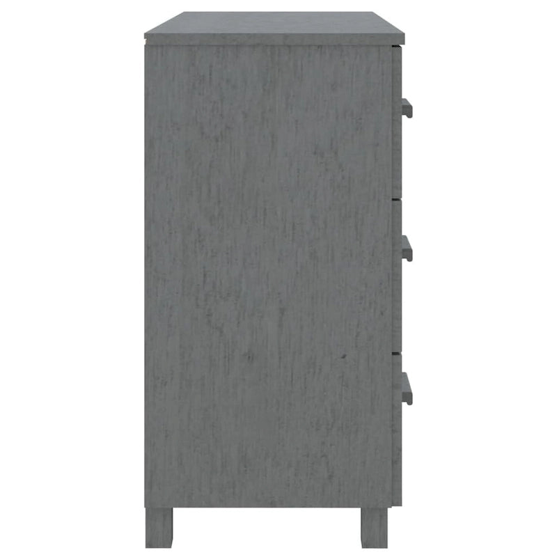 Meuble buffet/bahut avec rangement pour cuisine - En pin massif 90x40x80 cm