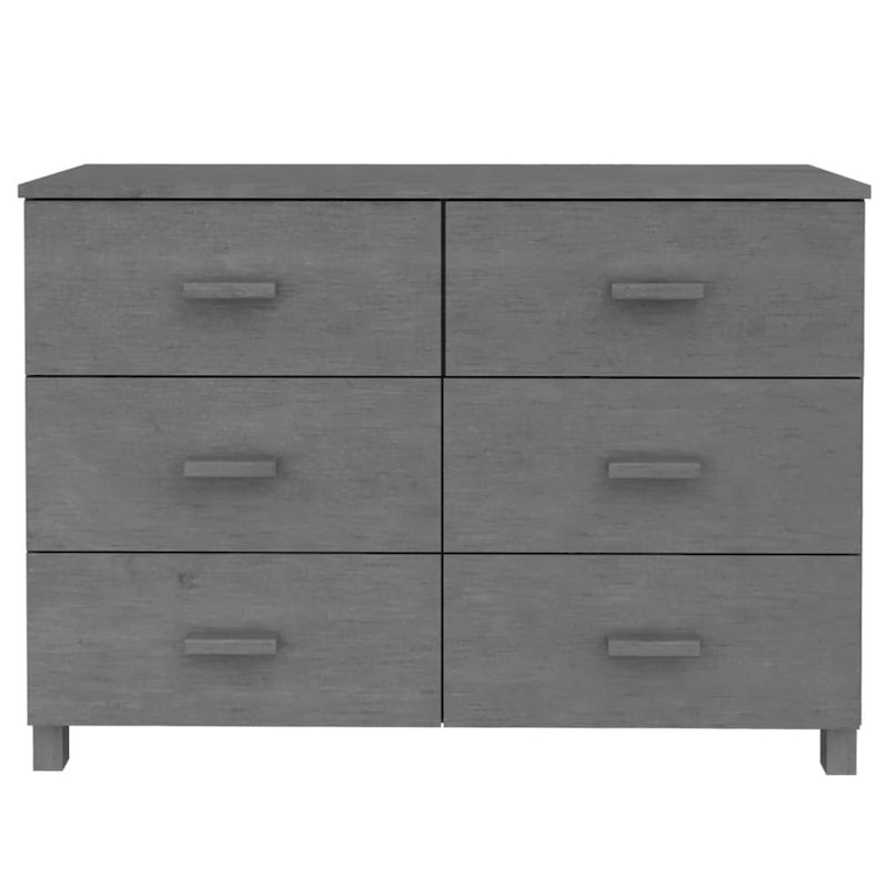 Bahut de salle à manger, meuble console avec rangement en pin massif – 44,5x15,7x31,5