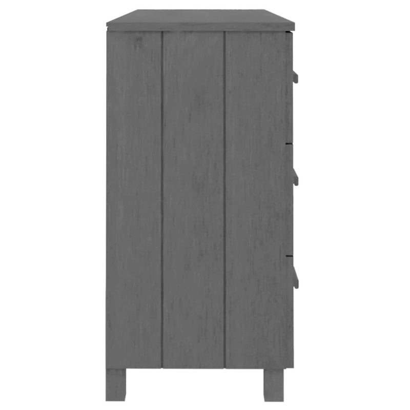 Bahut de salle à manger, meuble console avec rangement en pin massif – 44,5x15,7x31,5