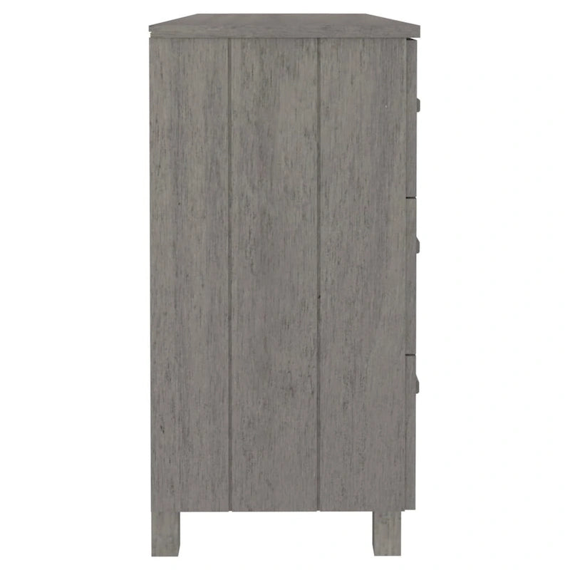 Bahut de salle à manger, meuble console avec rangement en pin massif – 44,5x15,7x31,5
