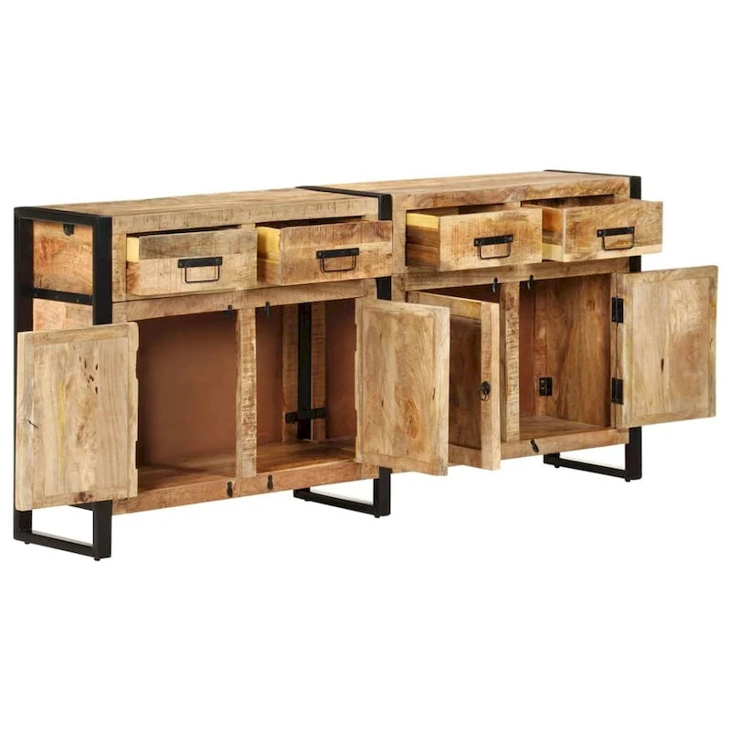 Buffet 67,7x13,8x31,5 Bois de manguier massif
