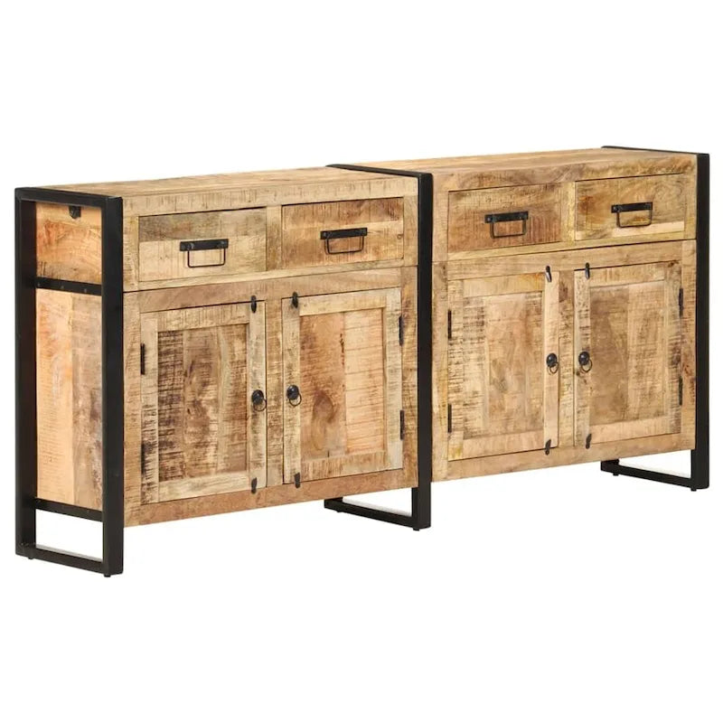Buffet 67,7x13,8x31,5 Bois de manguier massif