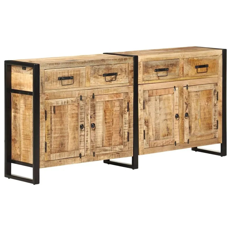 Buffet 67,7x13,8x31,5 Bois de manguier massif