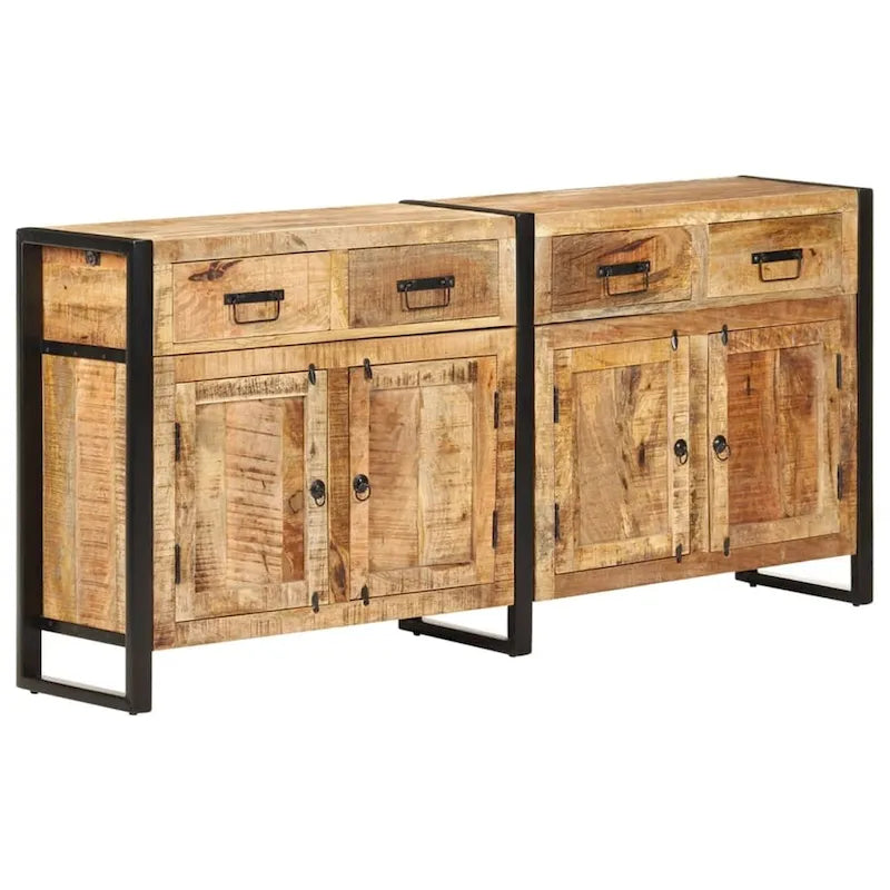 Buffet 67,7x13,8x31,5 Bois de manguier massif