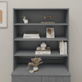 Dessus de meuble pour buffet haut de couloir en pin massif - 90x30x100 cm
