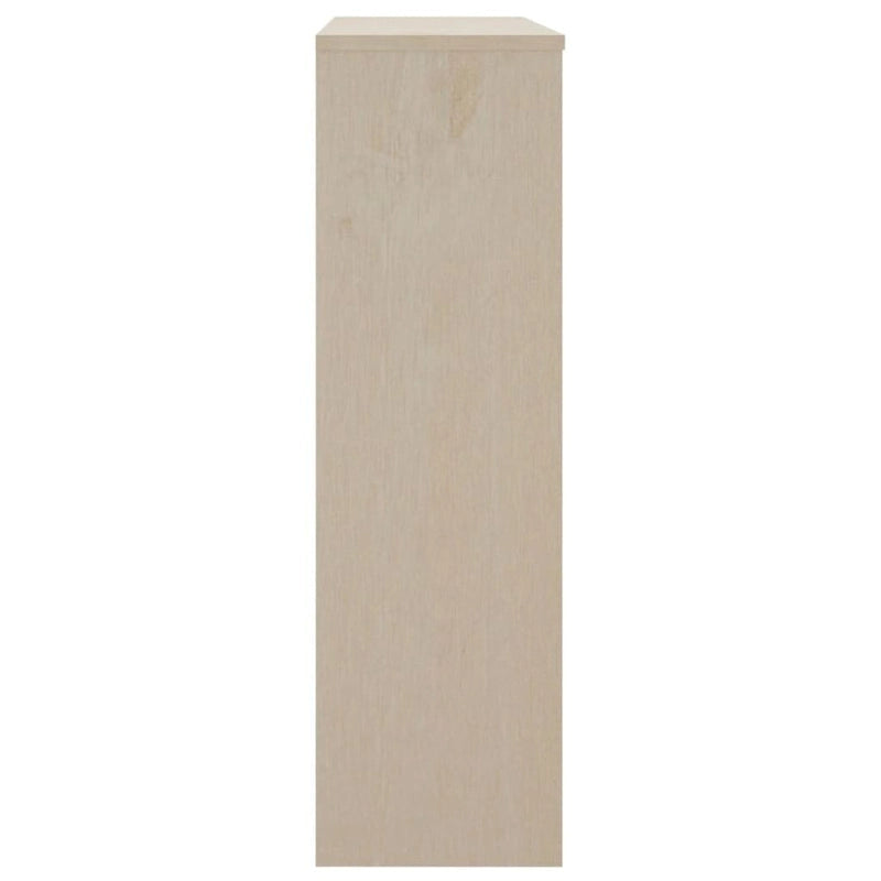 Dessus de meuble pour buffet haut de couloir en pin massif - 90x30x100 cm