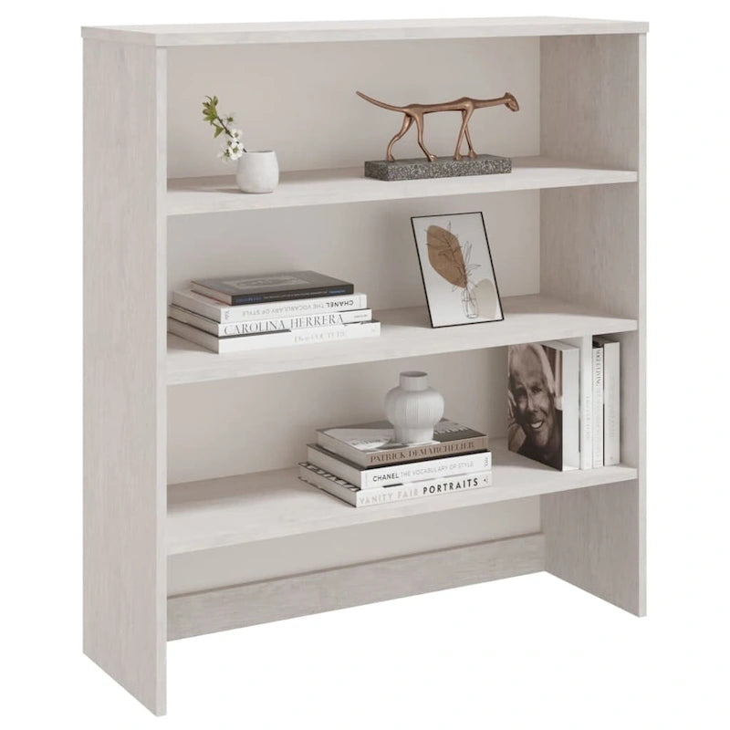 Dessus de meuble pour buffet haut de couloir en pin massif - 90x30x100 cm