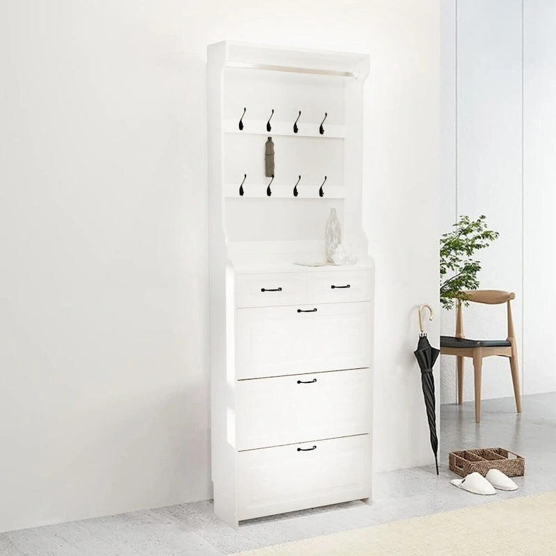 Minimalist Design Multifunctional Tall Shoe Storage Cabinet