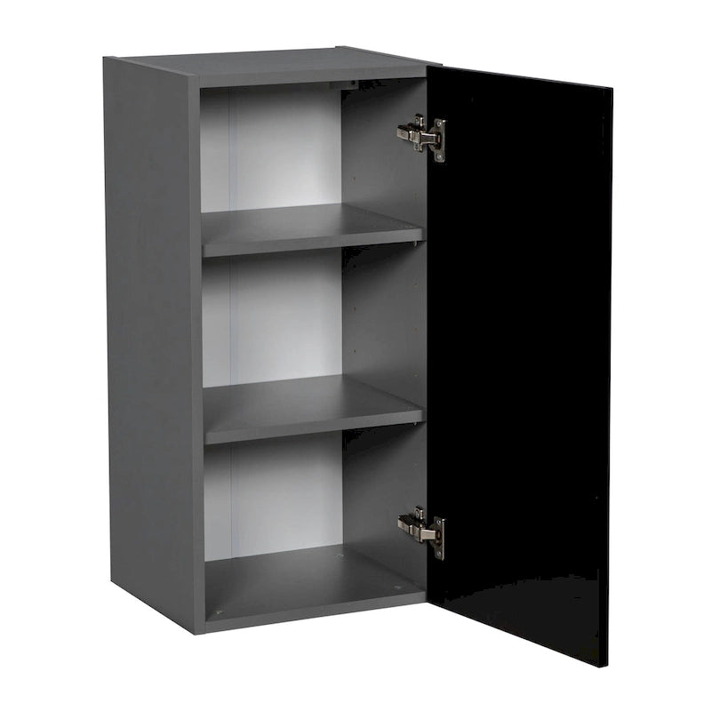 21 x 30 Wall Cabinet-Single Door-Grey - 21 x 30 x 12