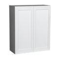 Meuble haut 33 x 36 – Double porte – Gris – 33 x 36 x 12