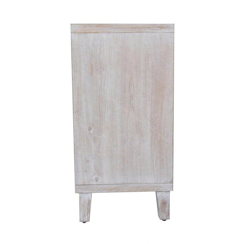 Buffet en bois à 4 portes avec armoire de rangement