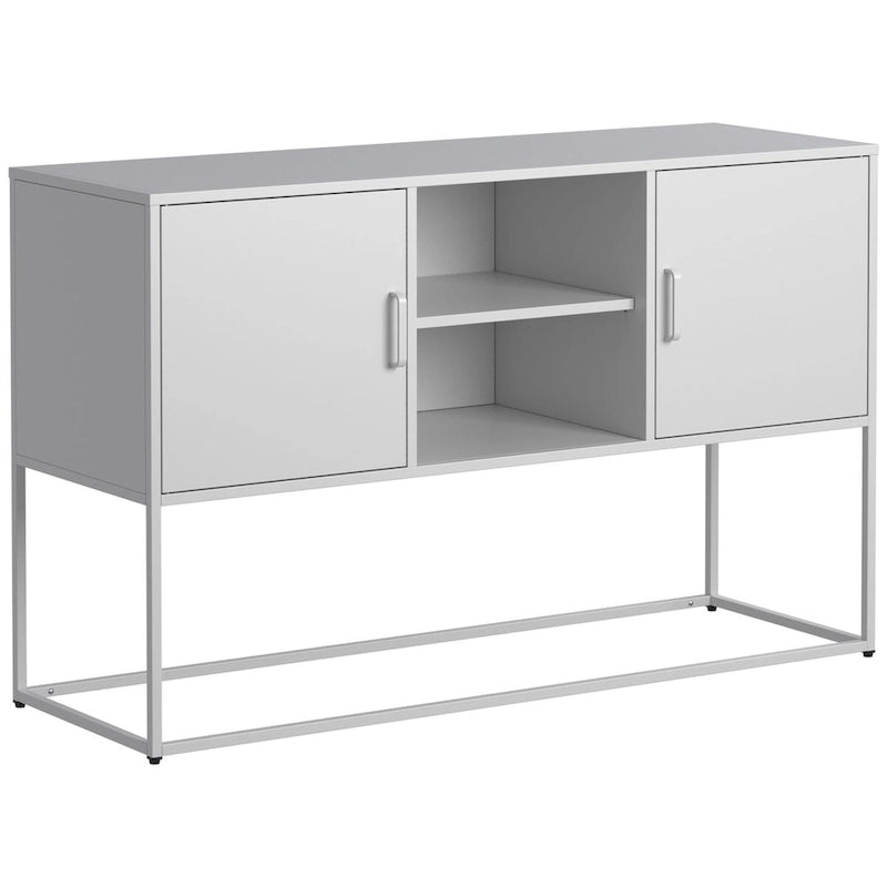 Meuble de buffet - Pieds réglables, anti-basculement, poignée élégante et fermeture magnétique silencieuse