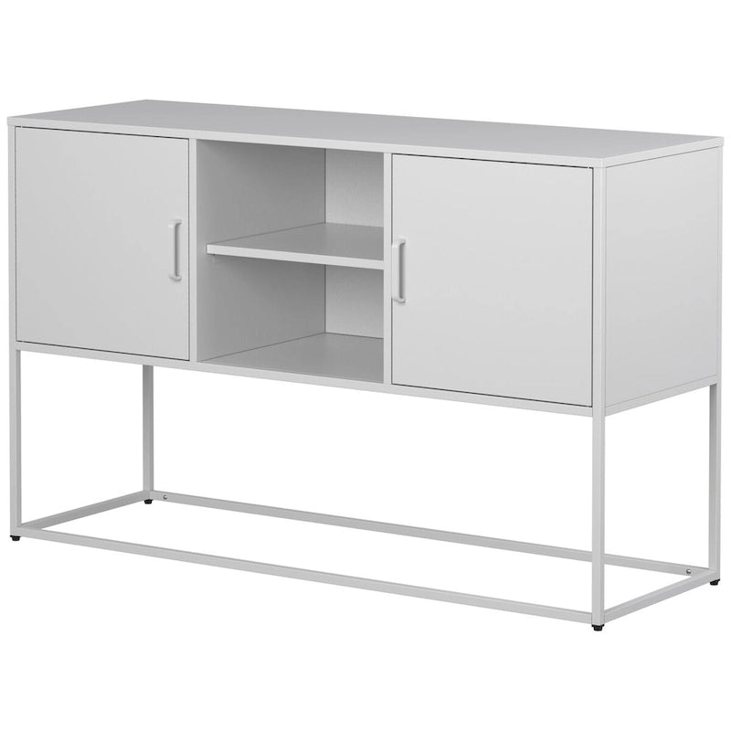 Meuble de buffet - Pieds réglables, anti-basculement, poignée élégante et fermeture magnétique silencieuse