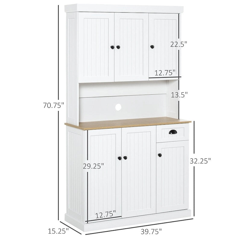 Armoire de rangement de cuisine moderne avec tiroir