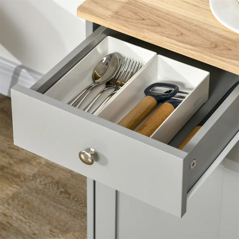 Meuble de buffet avec tiroirs et étagères réglables