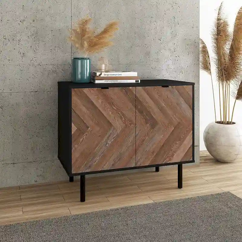 Meuble d'appoint de style Mid-Century Modern