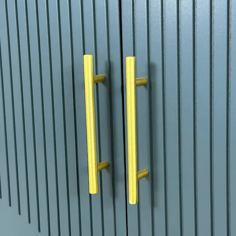 Armoire de rangement à 4 portes avec étagères réglables