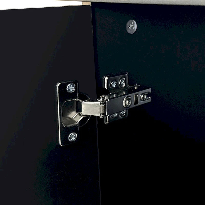 Armoire de rangement à 4 portes avec étagères réglables