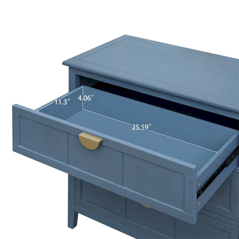 Commode à 3 tiroirs, convient pour la chambre à coucher, le salon