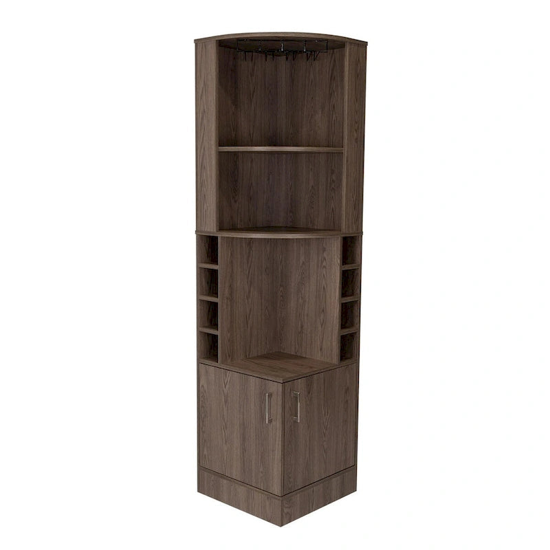 Bar Cabinet for Kitchen, Dining Room,Living Room, Dark Walnut