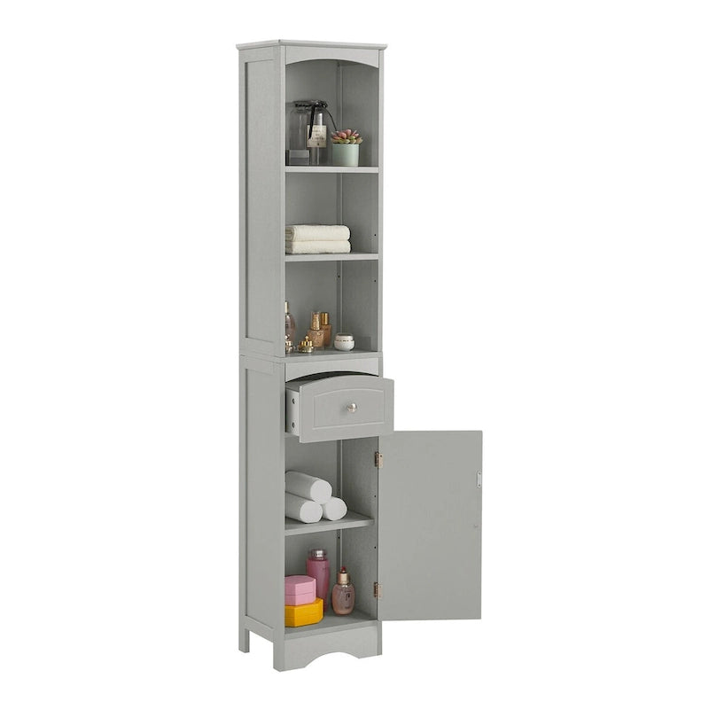 Meuble Colonne de Salle de Bain Autonome avec Tiroir