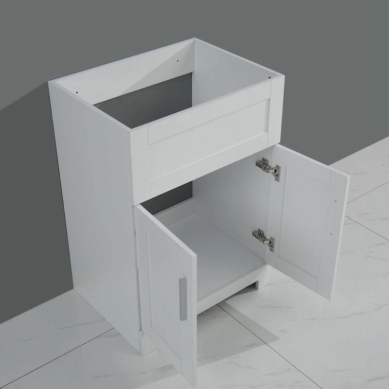 24-Inch Laundry Utility Sink Cabinet with Stainless Steel Faucet