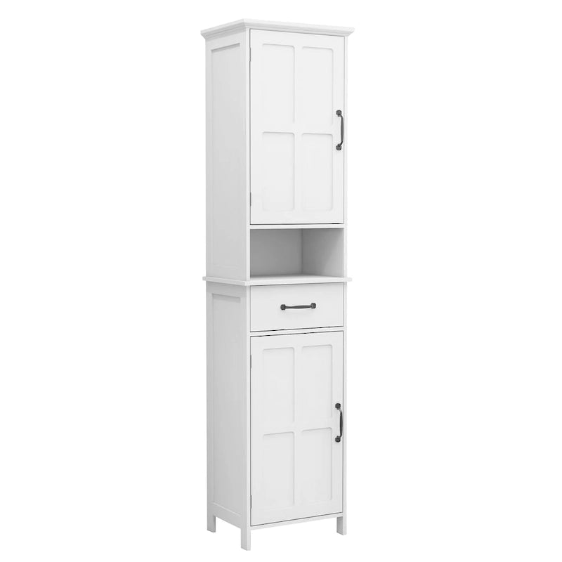 Armoire étroite sur pied à double porte - 40 cm (L) × 30 cm (l) × 165 cm (H)